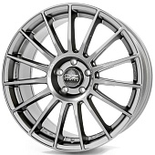 Литые диски OZ Superturismo LM 9.5x19 5/112 ET21 d-66.46 Matt Graphite Silver Lettering (W0185300346)